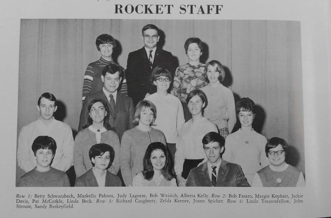 Old picture of The Rocket staff